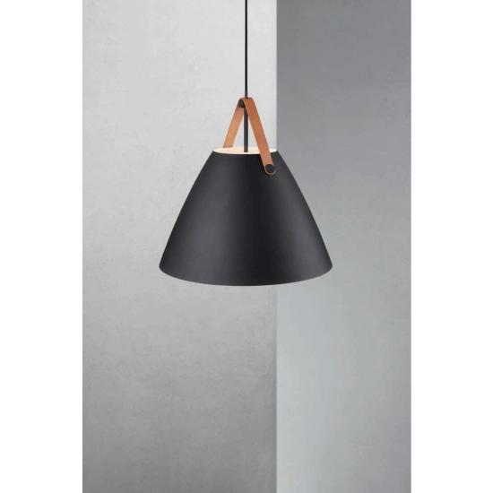 kinkiecik.pl Lampa wisząca Strap 48 DFTP - czarna 84353003
