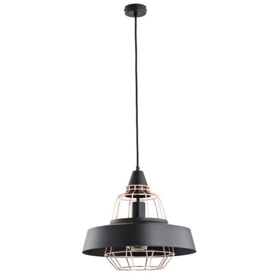 Lampa wisząca TAMARIS czarna/miedź śr. 40cm 60378 ALFA - zdjęcie produktu