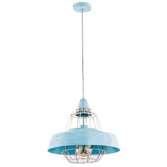 Lampa wisząca TAMARIS niebieska śr. 40cm 60379 ALFA - zdjęcie produktu