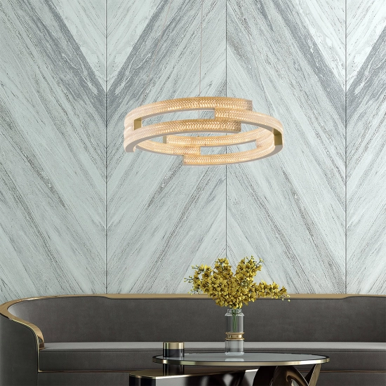 Lampa wisząca Tarja LED CCT złota LP-1810/1P GD LIGHT PRESTIGE