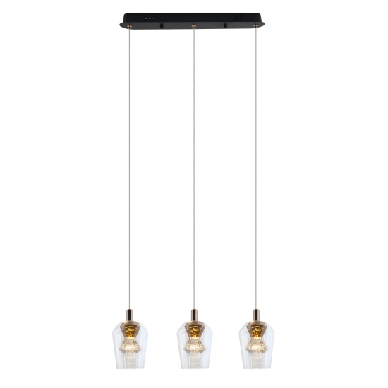 Lampa Wisząca Tasa 3xLED czarna PL0143-3 yaskr