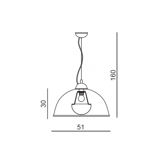 Lampa wisząca TOMA AZ2376 AZZARDO