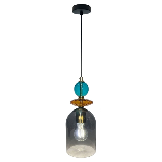 Lampa wisząca Tropea 1xE27 dymna, średnia LP-2004/1P M SM LIGHT PRESTIGE