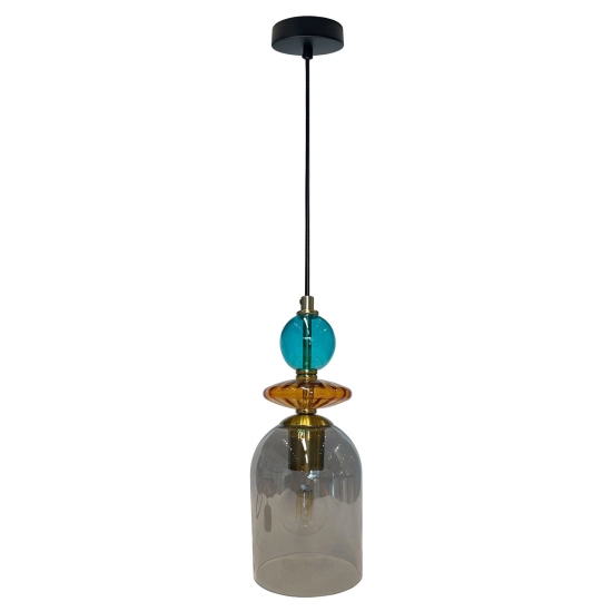 Lampa wisząca Tropea 1xE27 dymna, średnia LP-2004/1P M SM LIGHT PRESTIGE