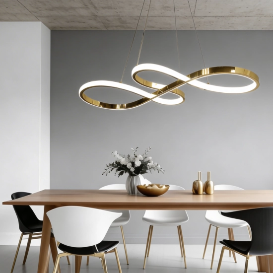 Lampa wisząca Infania złota LED CCT LP-1670/1P GD LIGHT PRESTIGE