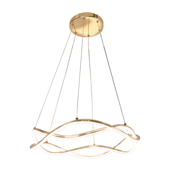 Lampa wisząca Twist złota LED CCT LP-1982/1P GD LIGHT PRESTIGE