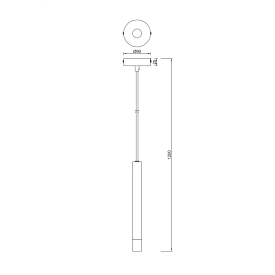 Lampa wisząca VELIC P241125801BL ZUMA LINE