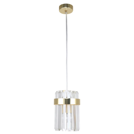 Lampa wisząca Vetro 1 złota 1xE14 LP-2910/1P GD Light Prestige