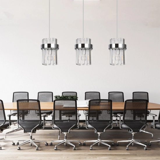 Lampa wisząca Vetro chrom 3xE14 LP-2910/3L CH Light Prestige