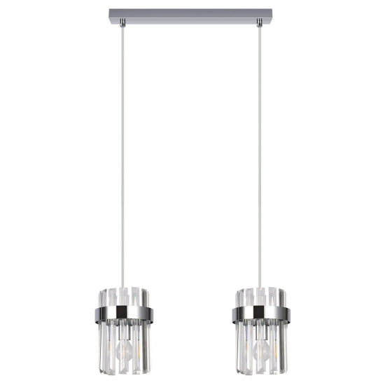 Lampa wisząca Vetro chrom 2xE14 LP-2910/2L CH Light Prestige