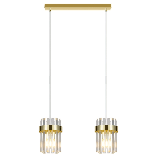 Lampa wisząca Vetro złota 2xE14 LP-2910/2L GD Light Prestige