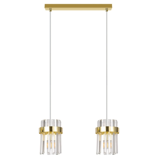 Lampa wisząca Vetro złota 2xE14 LP-2910/2L GD Light Prestige