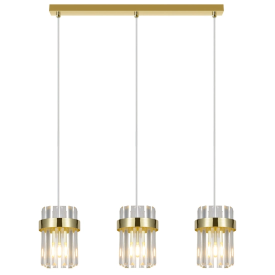 Lampa wisząca Vetro złota 3xE14 LP-2910/3L GD Light Prestige