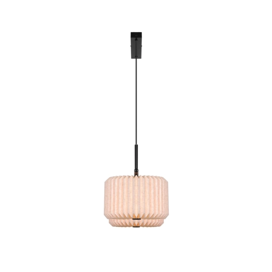 Lampa wisząca Vivienne – podwójna lampa z plisowanymi abażurami 2612243003 Nordlux