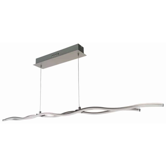 Lampa wisząca Wave Line 2 pł LED alu 325502-07 Reality
