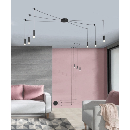 Lampa wisząca ZIKO 6 AZ2905+AZ2681+AZ2679 AZZARDO