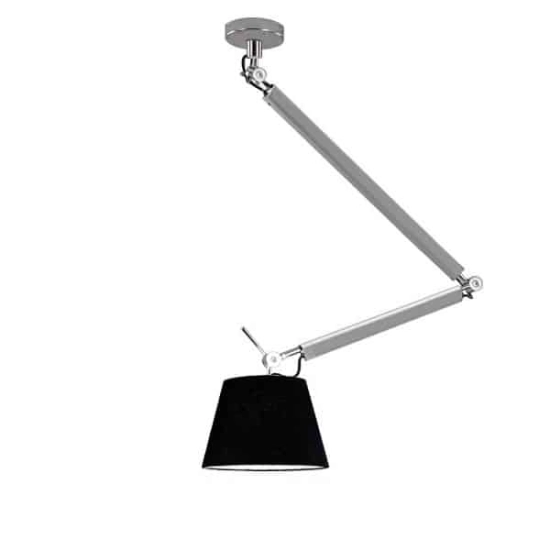 Lampa wisząca ZYTA M PENDANT ALU black AZ2304+AZ2586 śr.30cm AZZARDO
