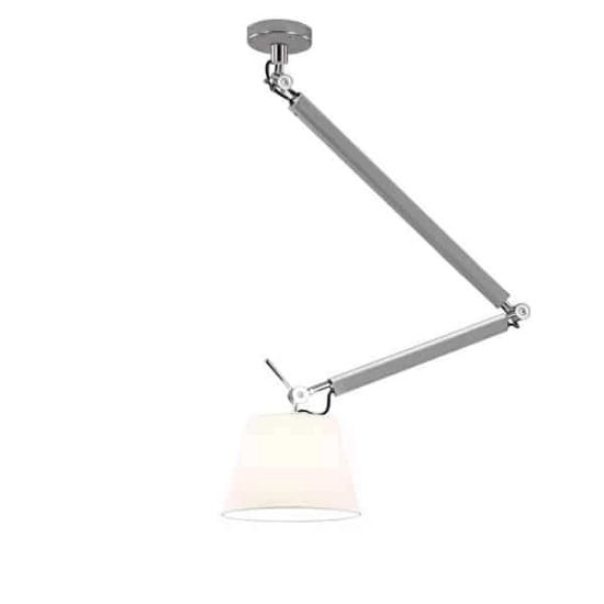 Lampa wisząca ZYTA M PENDANT ALU white AZ2304+AZ2605 śr.36cm AZZARDO