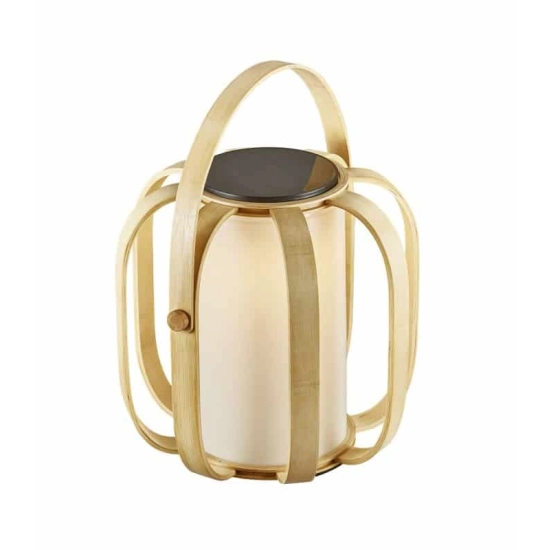 kinkiecik.pl Lampa stojąca lampion solarny bambusowy BOB TO-GO 2118085062 Nordlux
