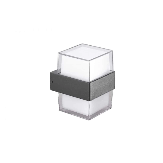 Kinkiet Lars Square Wall 4000K (dark grey) AZ4507 AZZARDO