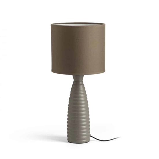 kinkiecik.pl LAURA stołowa beżowo-szara 230V E27 28W R13324 Rendl light studio