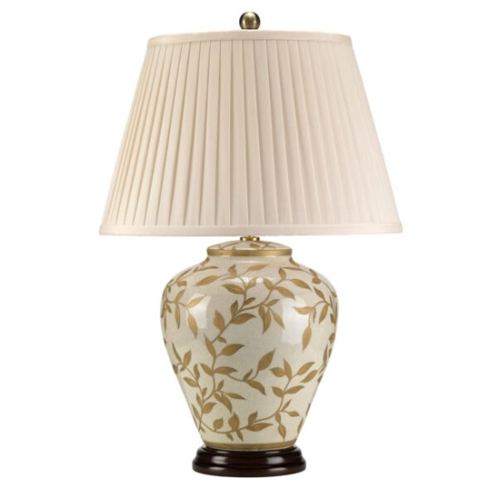 Lampa stołowa Leaves Brown Gold – 1 źródło światła LEAVES-BR-GL-TL Elstead Lighting