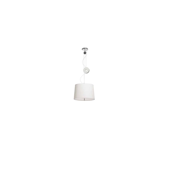 LEVITA wisząca regulowana biała chrom 230V E27 42W R12477 Rendl light studio