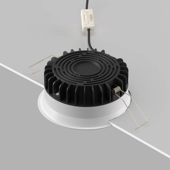 Lampa wpuszczana Okno 3000-4000-6000K 1x12W 100° DL055-12W3-4-6K-W Maytoni - zdjęcie dodatkowe 3