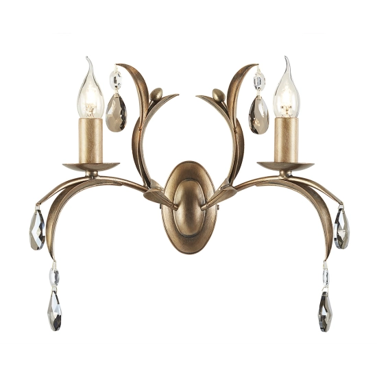 Kinkiet Lily – 2 źródła światła LL2-ANT-BRZ Elstead Lighting
