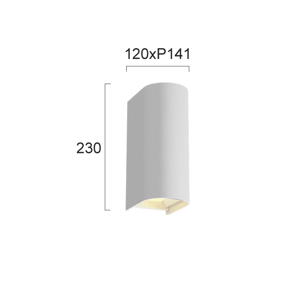 Kinkiet zewnętrzny PENSIO LNV0000134 Lunaveri