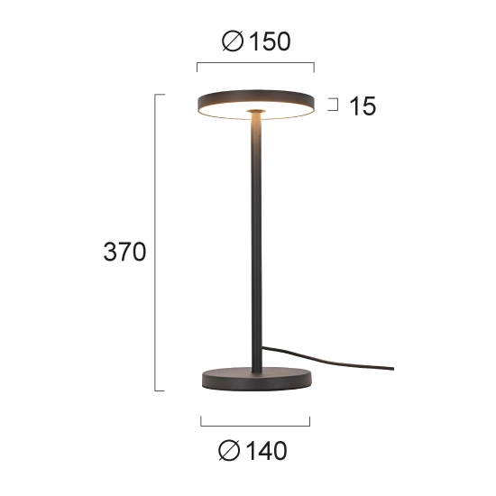 Lampa stołowa PEONIA LNV0001434 Lunaveri