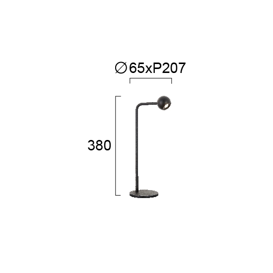 Lampa stołowa NIVANTE LNV0001724 Lunaveri