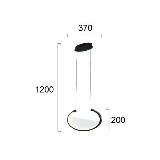 Lampa wisząca TIRSO LNV0002034 Lunaveri