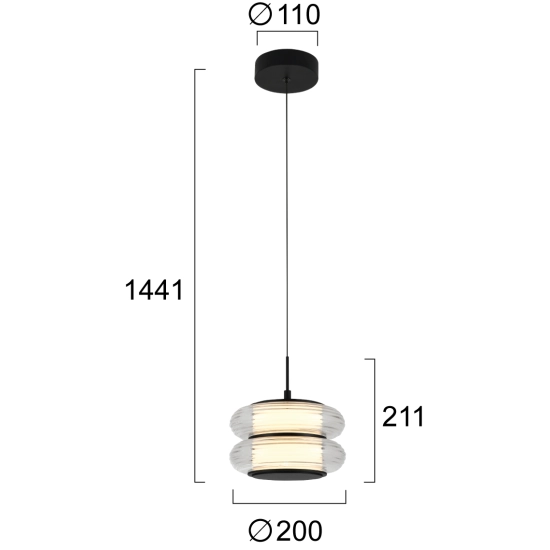 Lampa wisząca OTRA LNV0002234 Lunaveri