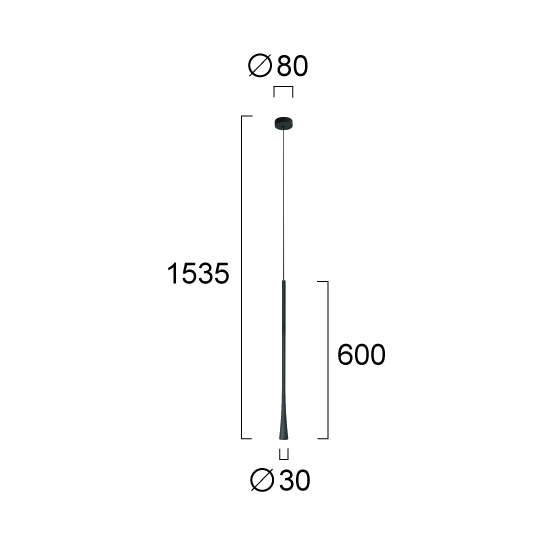 Lampa wisząca MIREVA LNV0002824 Lunaveri