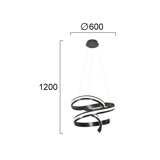 Lampa wisząca BARI LNV0004234 Lunaveri