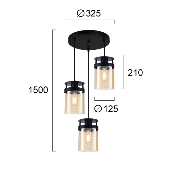 Lampa wisząca SPELLO LNV0005034 Lunaveri