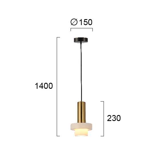 Lampa wisząca MUOVE LNV0006624 Lunaveri