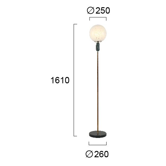 Lampa podłogowa ALLORA LNV0006724 Lunaveri