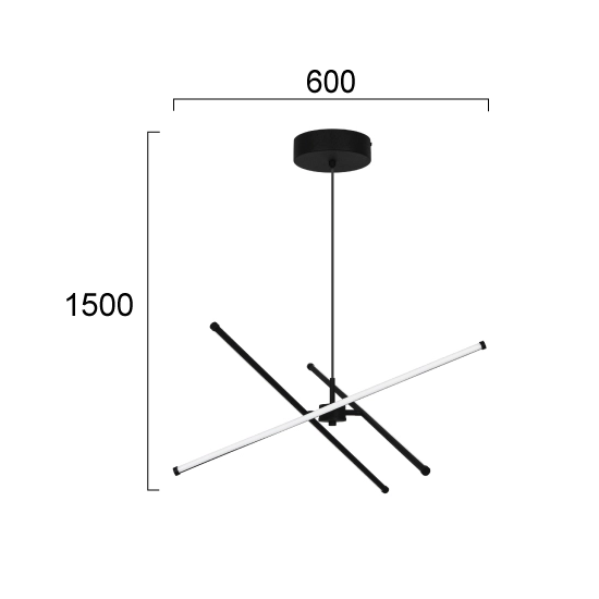 Lampa wisząca NOTO LNV0007034 Lunaveri