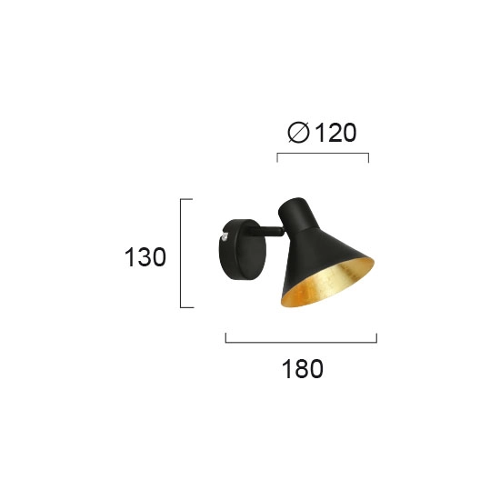 Lampa sufitowa ANCON LNV0007614 Lunaveri