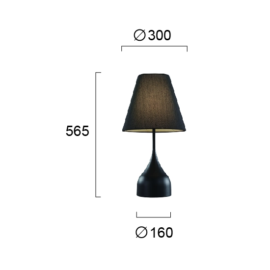 Lampa stołowa BOSA LNV0007724 Lunaveri
