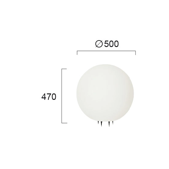 Lampa stojąca zewnętrzna BRUNA LNV0008514 Lunaveri