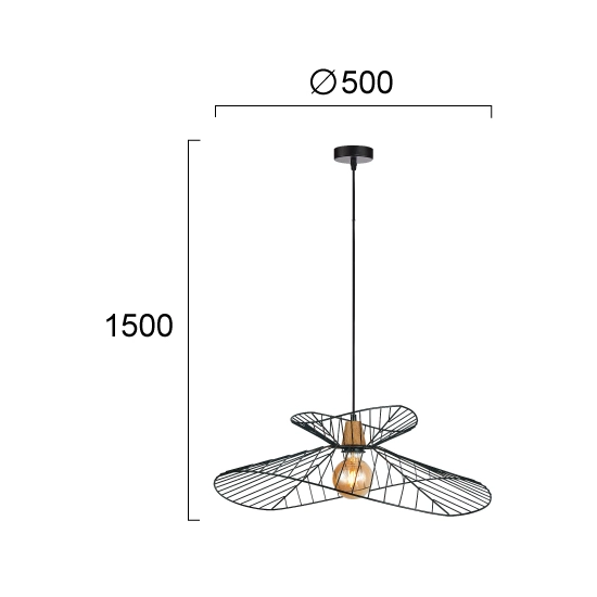 Lampa wisząca MOLTO LNV0010034 Lunaveri