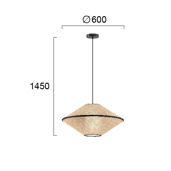 Lampa wisząca LIETTO LNV0010724 Lunaveri