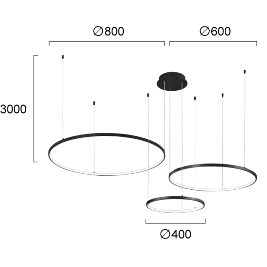 Lampa wisząca FASCIO LNV0011034 Lunaveri