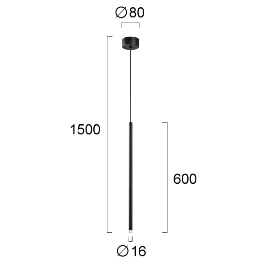 Lampa wisząca SIETE LNV0011924 Lunaveri