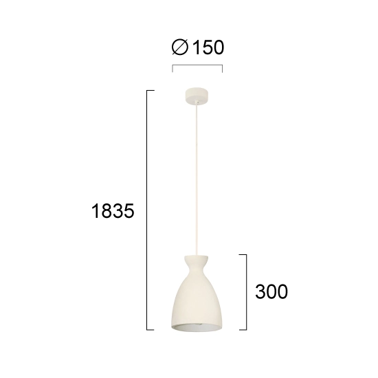 Lampa wisząca LERMA LNV0012334 Lunaveri