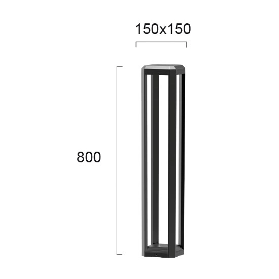 Lampa stojąca zewnętrzna SPEZIATO LNV0013124 Lunaveri