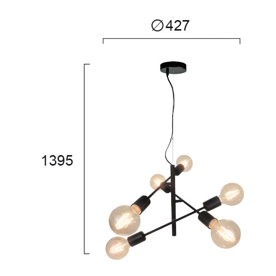 Lampa wisząca TANARIA LNV0013914 Lunaveri